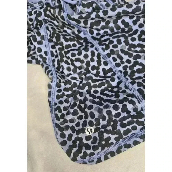 Lululemon Dancing Warrior Tank Ace Spot Lullaby Black Size 6 Build In Bra Yoga - Picture 4 of 6